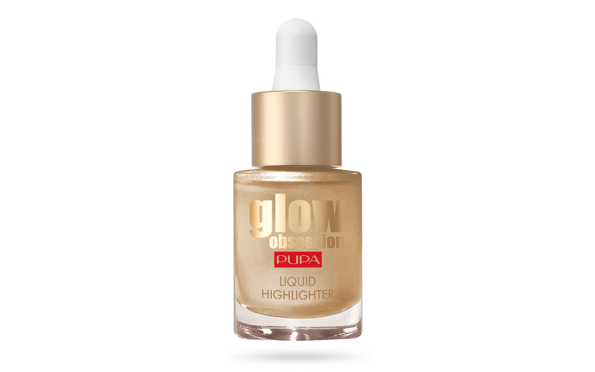 Pupa, Glow Obsession, frei von Parabenen, illuminierend, flüssiger Highlighter, 100, Sunrise, für das Gesicht, 13,5 ml
