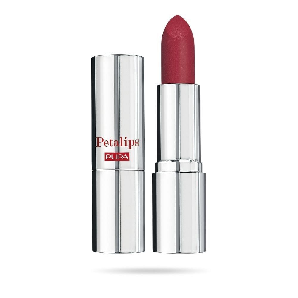 Pupa, Petalips, frei von Parabenen, matt, cremiger Lippenstift, 016, Red Rose, 3,5 g