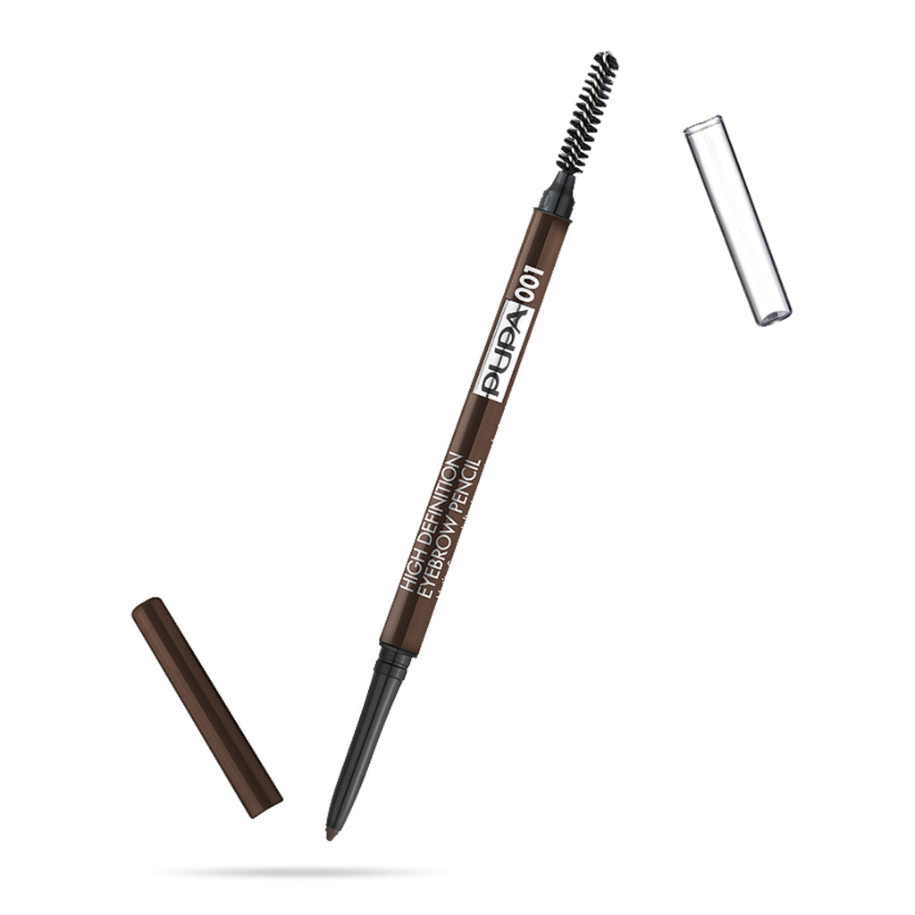 Pupa, Pupa, Definer, High Definition, Augenbrauen-Cremestift & Bürstchen 2-in-1, 001, 0,9 g