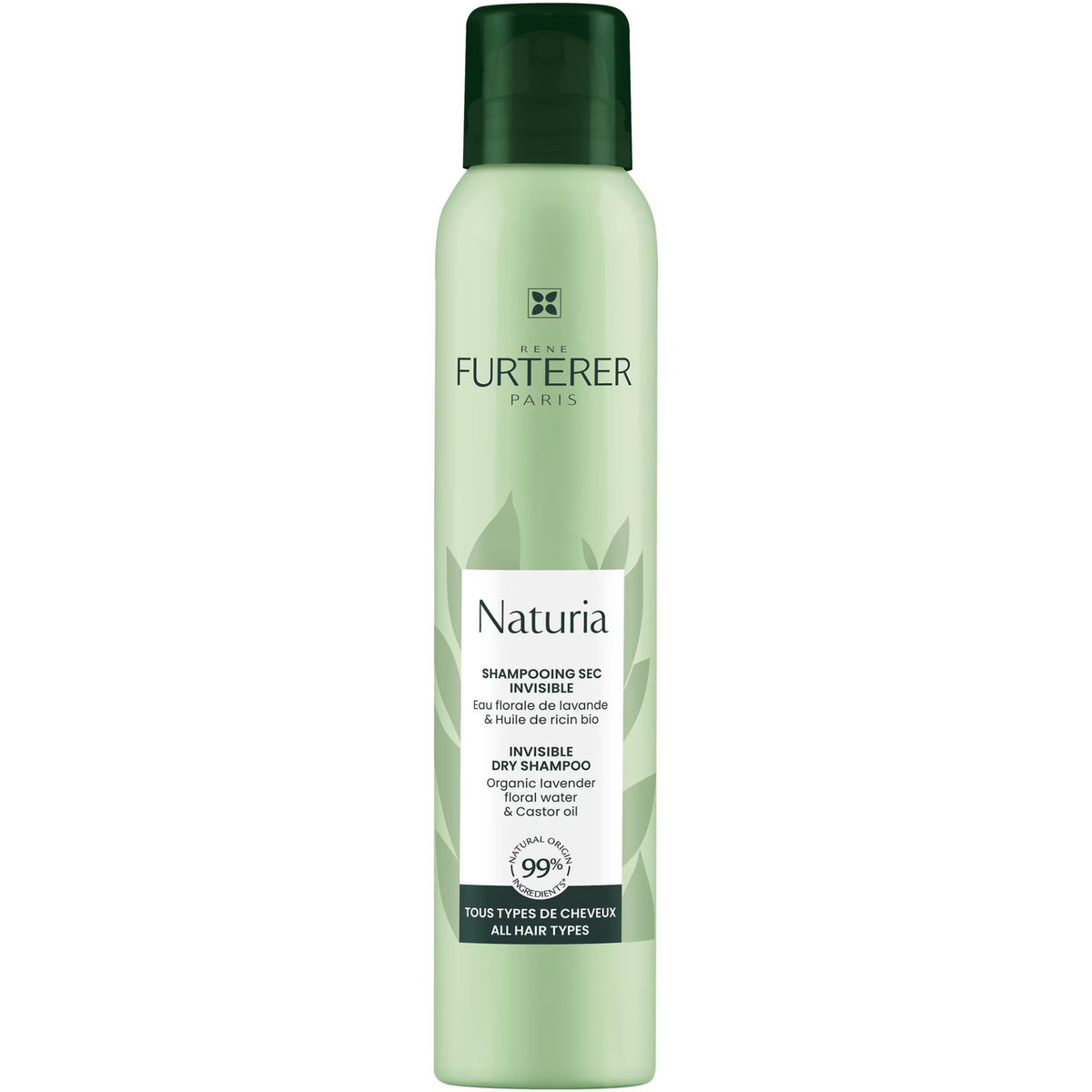 Rene Furterer, Naturia Invisible, Hair Dry Shampoo, Gentle Cleansing, 200 ml