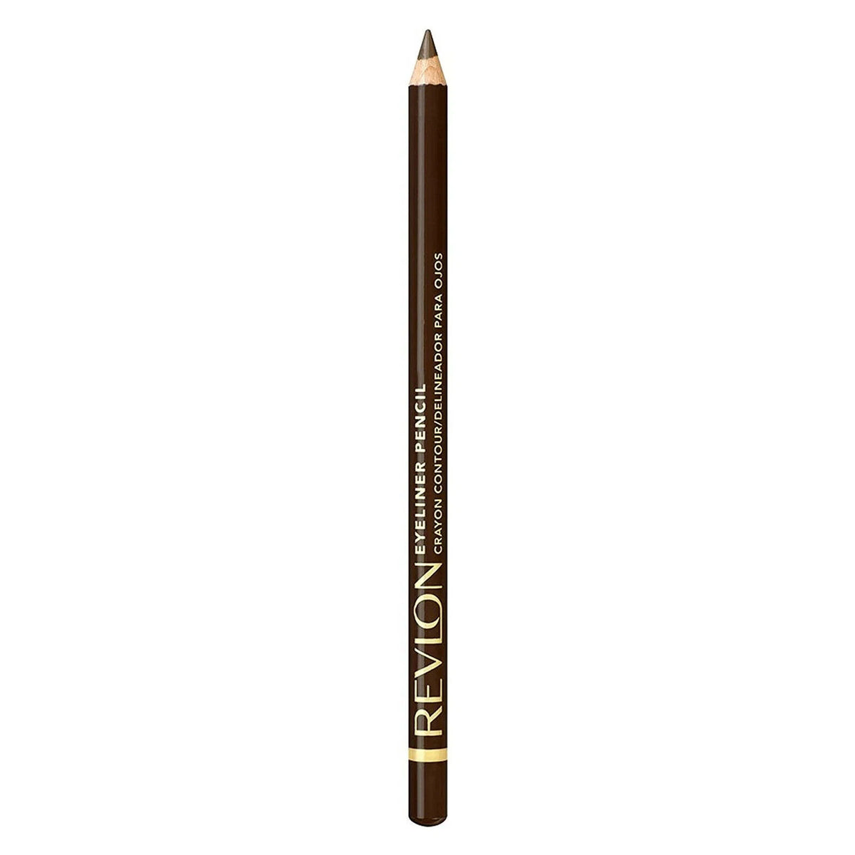 Revlon, Dipped End, Blending, Gel Pencil Eyeliner, 02, Earth Brown, 1.49 g
