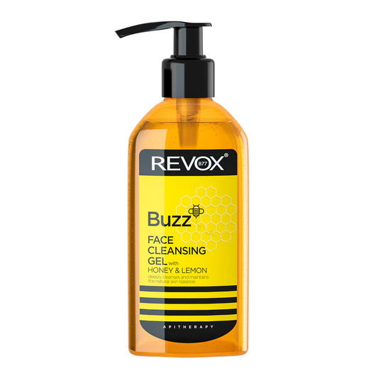 Revox B77, Buzz, Honey & Lemon, Energising, Cleansing Gel, For Face, 180 ml