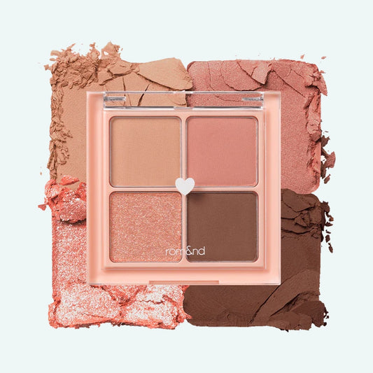 Rom&nd, Better Than Eyes, Lidschattenpalette, 01, Dry Mango Tulip, 4, 6,5 g