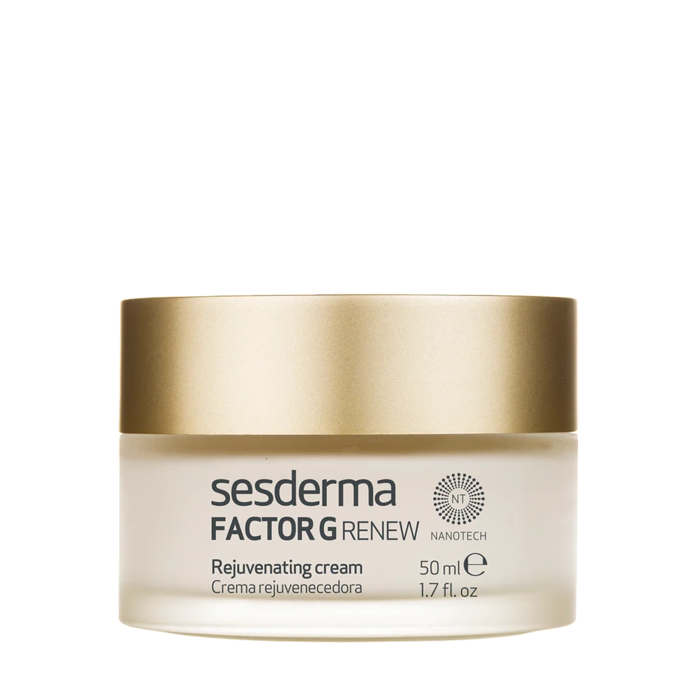 Sesderma, Factor G, Anti-Aging, Anti-Falten, Feuchtigkeitsspendend, Regenerierend, Aufhellend, Tag & Nacht, Creme, Für das Gesicht, 50 ml