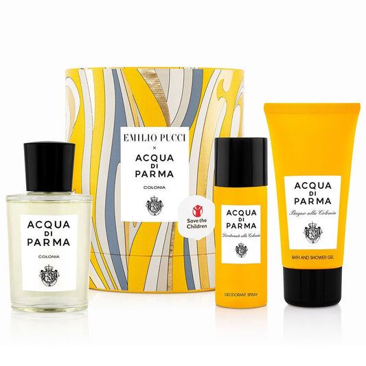 Acqua di Parma Set: Blu Mediterraneo Arancia di Capri, Bodylotion, für den ganzen Körper, 50 ml + Blu Mediterraneo Arancia di Capri, Reinigung, Duschgel, für alle Hauttypen, 40 ml