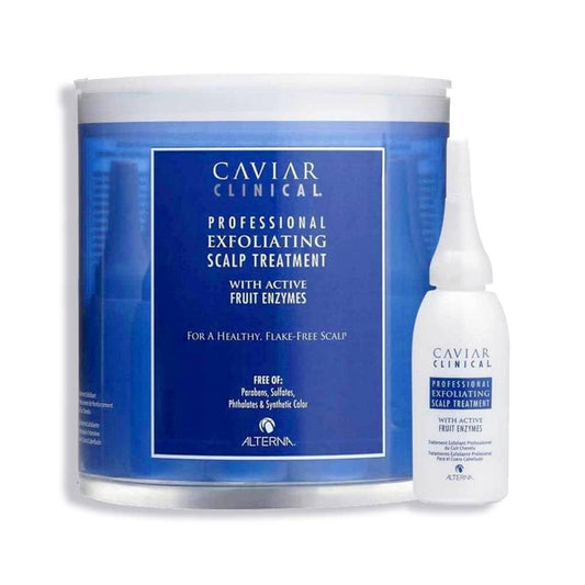 Set, Alterna, Caviar Clinical, hoofdhuidlotionbehandeling, voor exfoliatie, 12 stuks, 15 ml