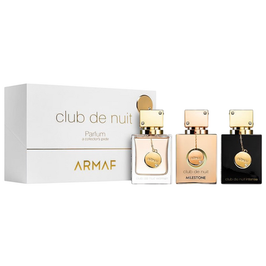 Set Armaf: Club De Nuit, Eau De Parfum, For Women, 30 ml + Club de Nuit Intense, Eau De Parfum, For Women, 30 ml + Club De Nuit Milestone, Eau De Parfum, For Women, 30 ml