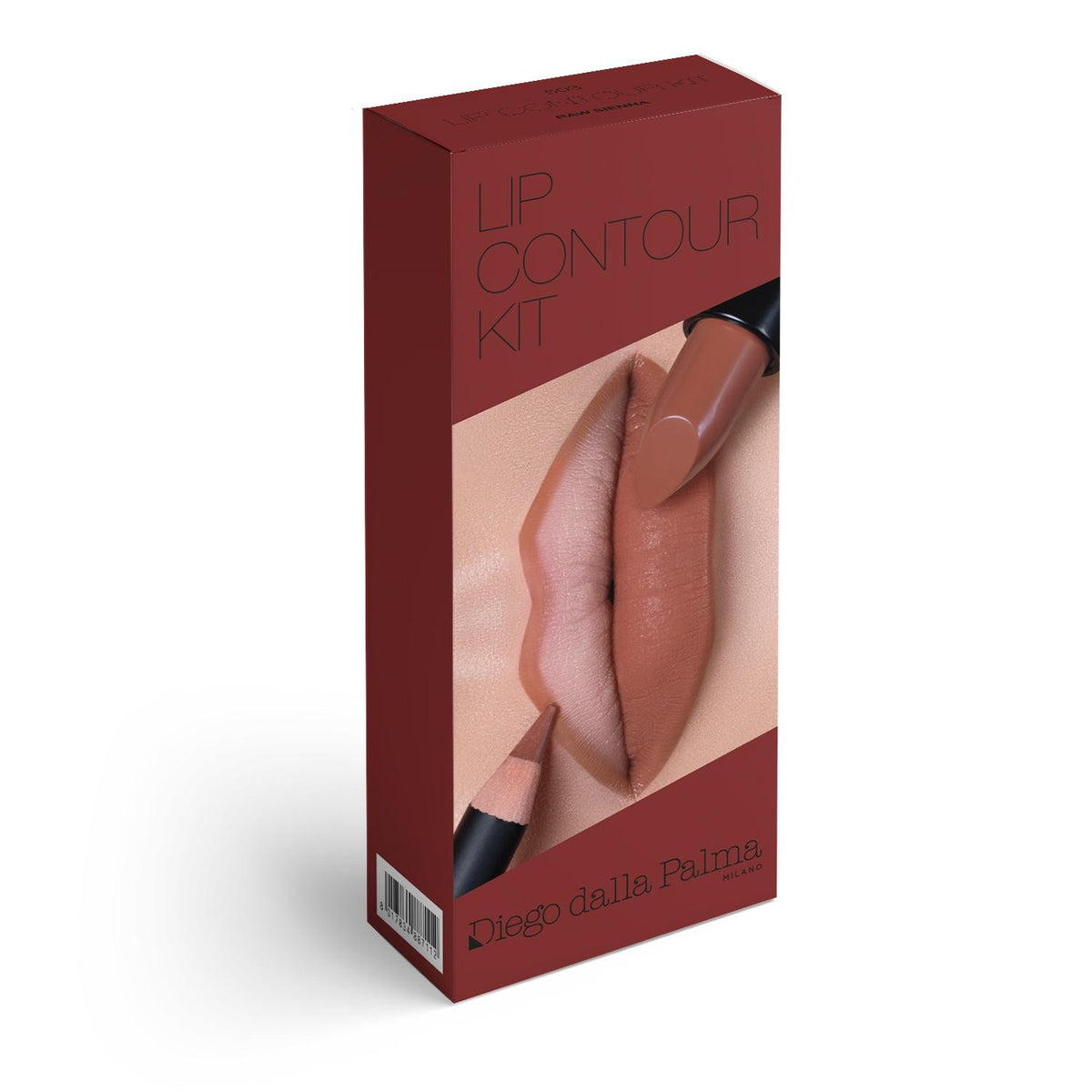 Set Diego Dalla Palma: The Lipstick, Cream Lipstick, 503, Caramello, 4 g + Matita, Contour, Lippenkonturenstift, 503, Raw Sienna, 1,1 g
