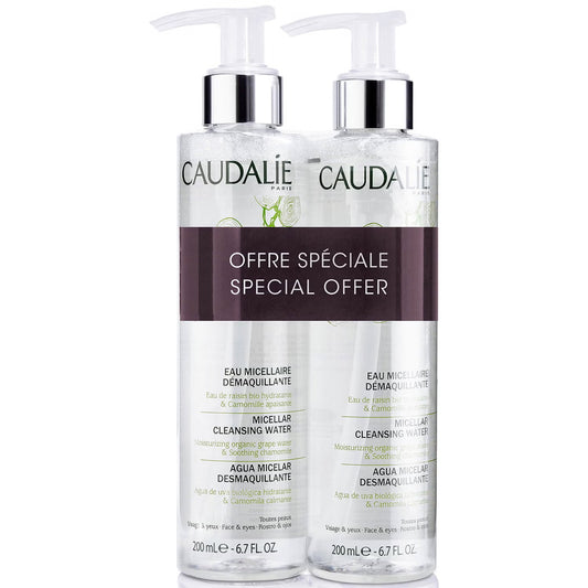 Set Duo, Caudalie, Caudalie, Cleansing, Micellar Water, For All Skin Types, 2 pcs, 200 ml
