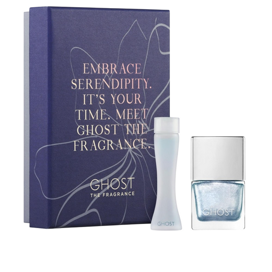 Ghost: The Fragrance, Eau de Toilette, für Damen, 5 ml + Ghost, Nagellack, Metallic-Blau, 10 ml
