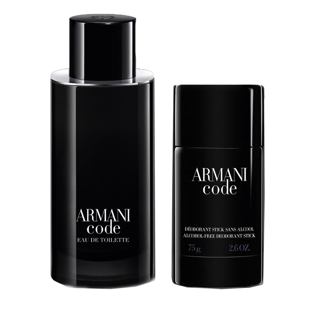 Giorgio Armani: Code, Eau de Toilette, Herren, 125 ml + Code, Antitranspirant, Deostift, Herren, 75 g