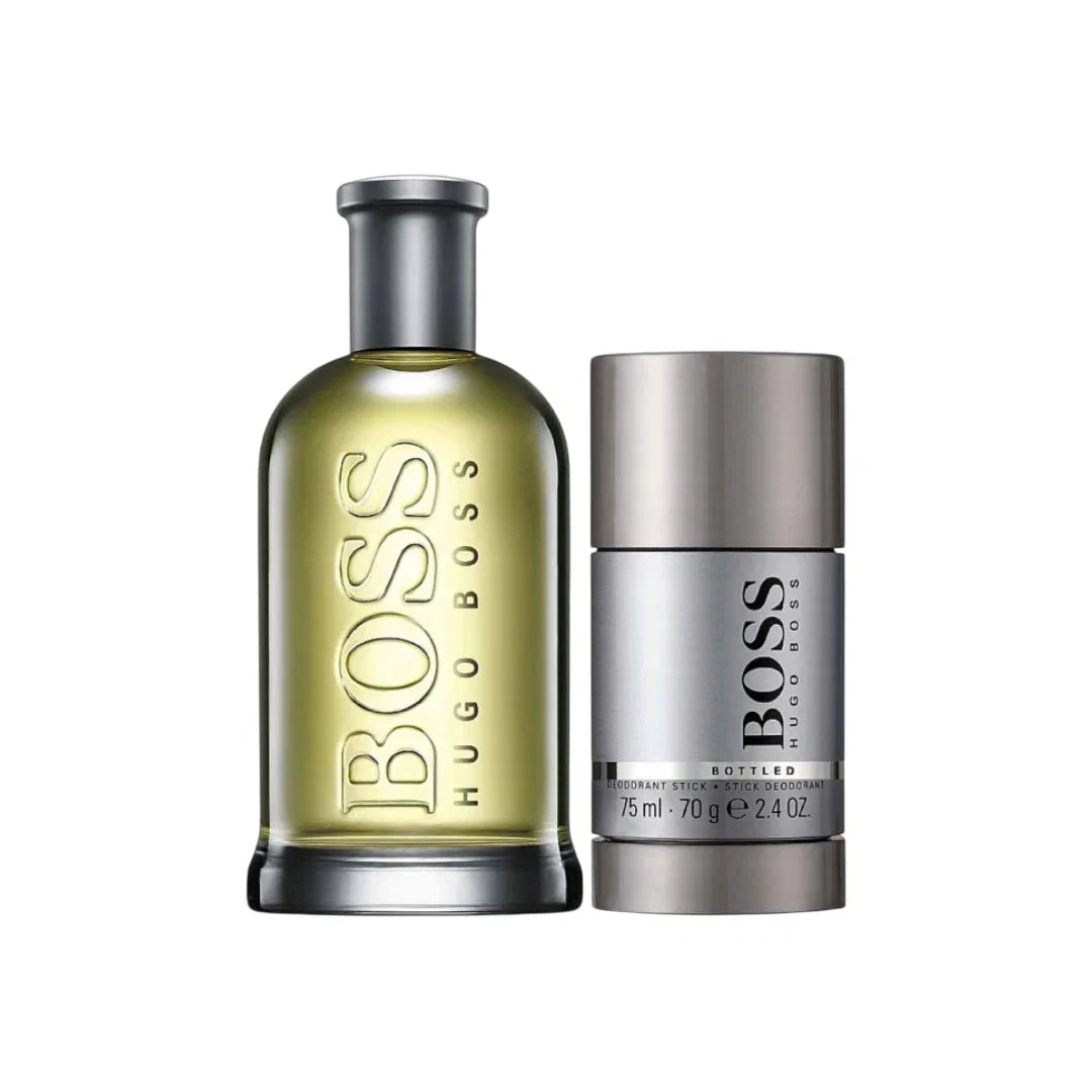 Hugo Boss Set: Boss Bottled, Eau de Toilette, für Herren, 200 ml + Boss Bottled, Anti-Perspirant, Deodorant Stick, für Herren, 75 ml