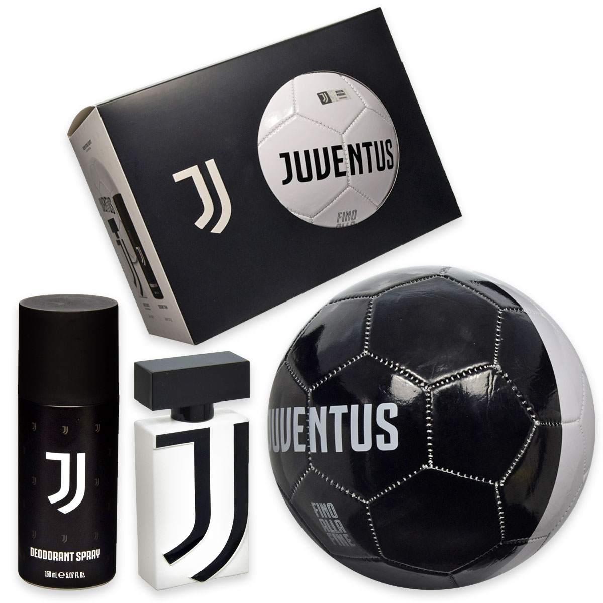 Set Juventus: Juventus, Eau De Toilette, For Men, 50 ml + Juventus, Deodorant Spray, For Men, 150 ml + Juventus, Football, Ball, Black/White, For Boys