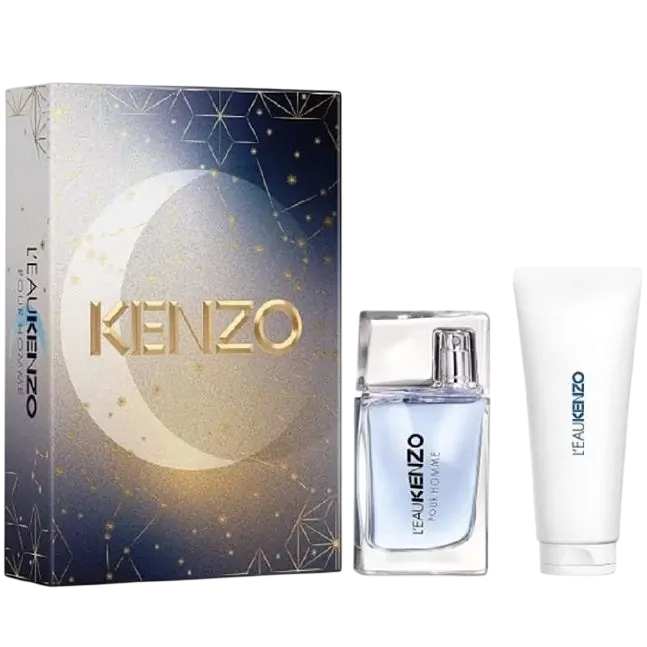 Kenzo-Set: L'Eau Kenzo, Eau de Toilette, für Herren, 30 ml + L'Eau Kenzo, Duschgel, 75 ml