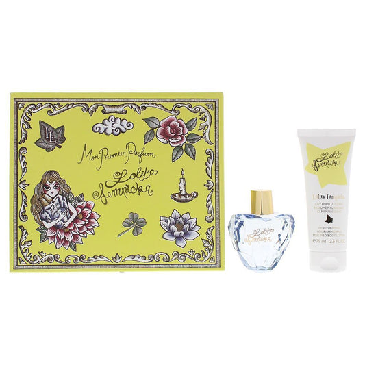 Lolita Lempicka Set: Mon Premier Parfum, Eau de Parfum, für Damen, 50 ml + Mon Premier Parfum, feuchtigkeitsspendende Körperlotion, 75 ml