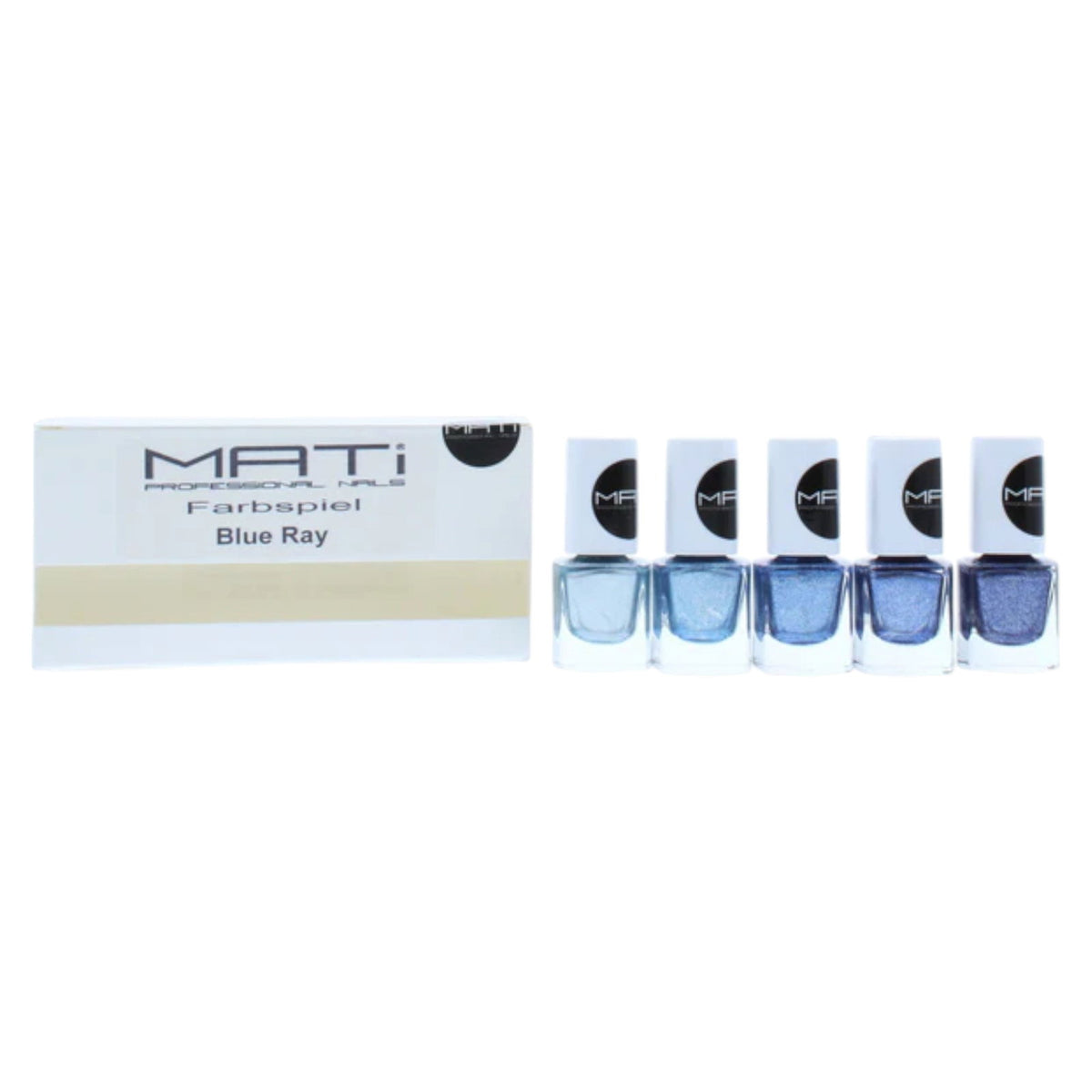 Set, Mati, Blue Ray, Nagellack, 5-tlg., 5 ml
