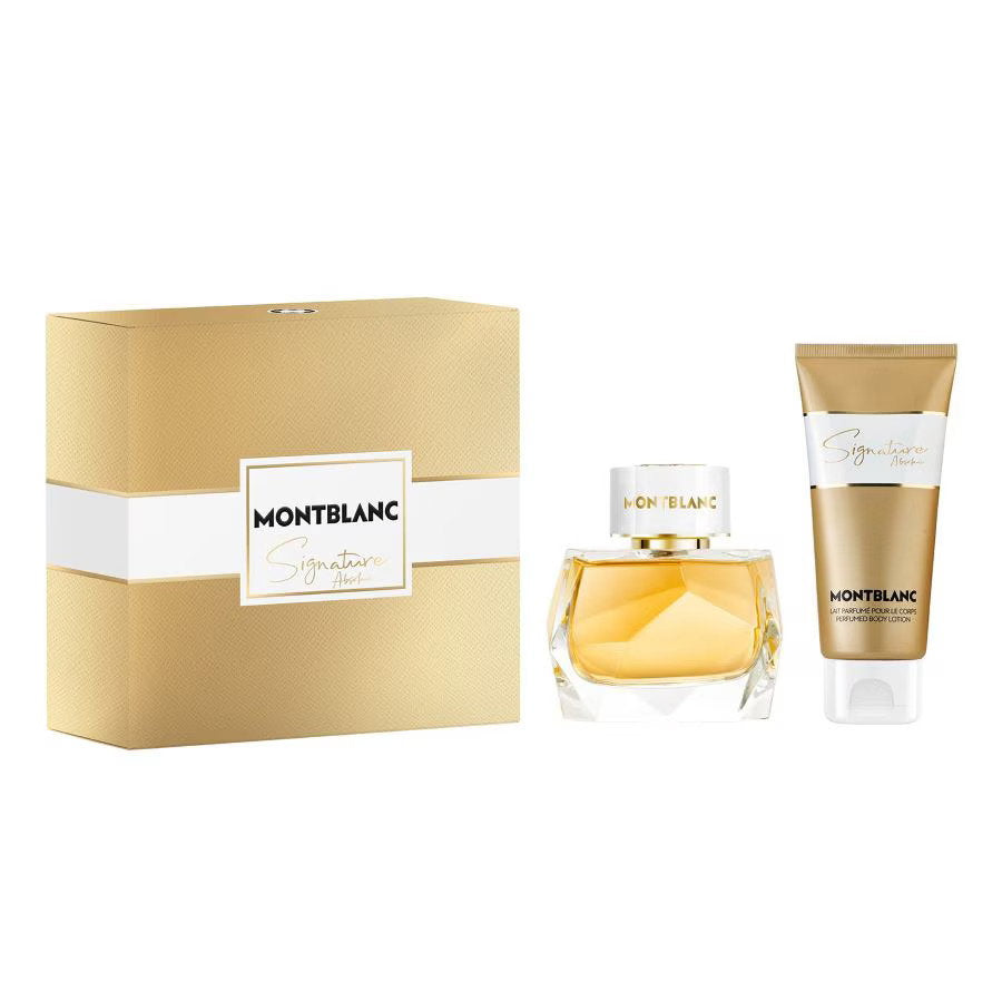 Montblanc Set: Signature Absolue, Eau de Parfum, für Damen, 50 ml + Signature Absolue, Bodylotion, für den ganzen Körper, 100 ml