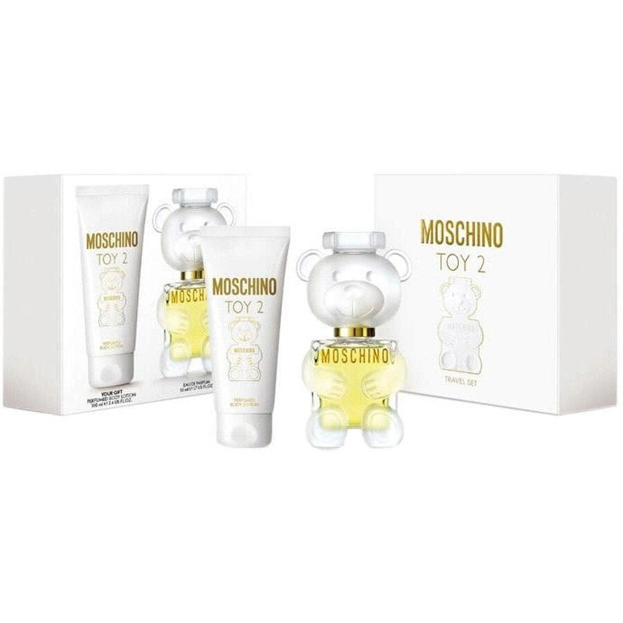 Moschino Set: Toy 2, Eau de Parfum, für Damen, 50 ml + Toy 2, Feuchtigkeitsspendende Bodylotion, 50 ml