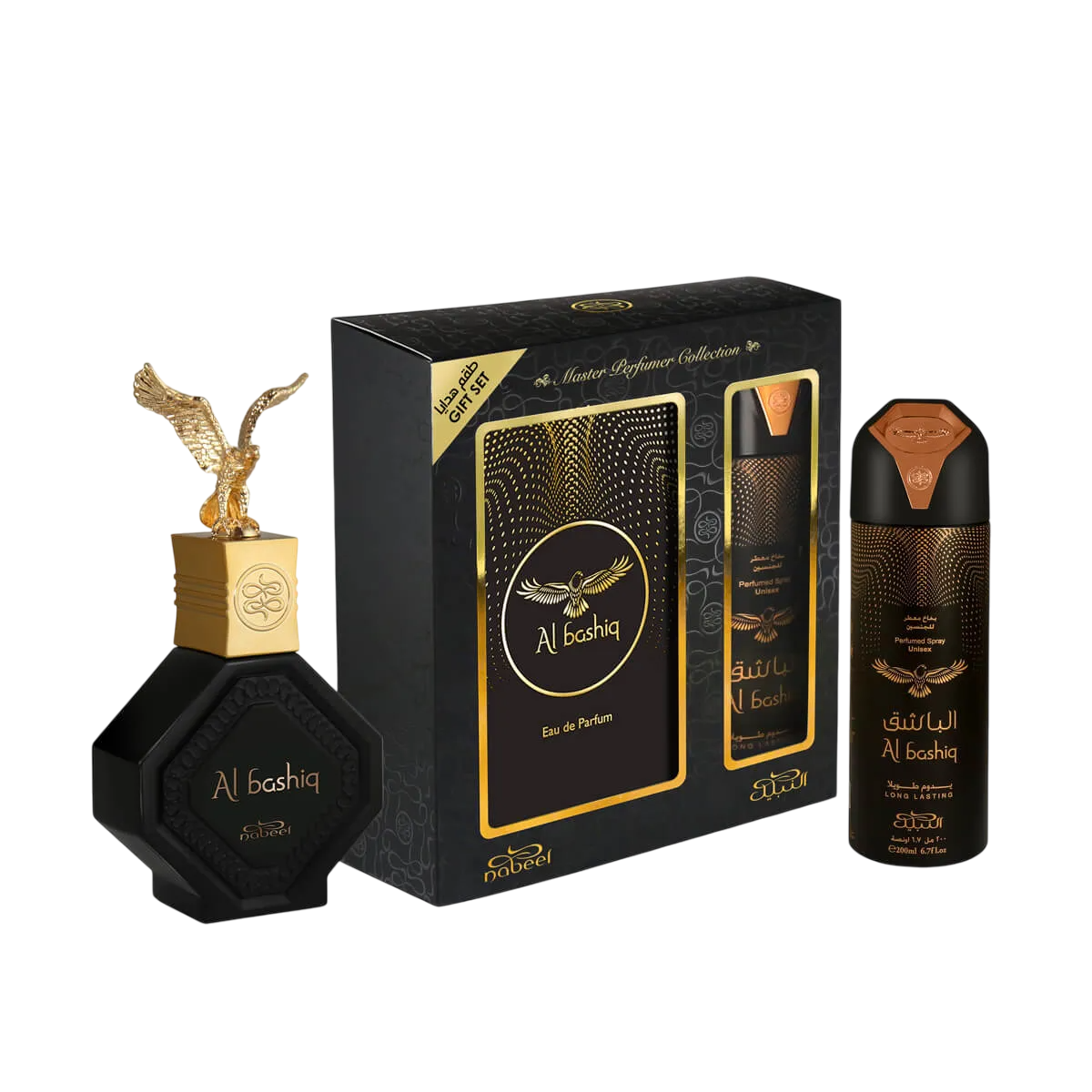 Set Nabeel: Fulad, Eau de Parfum, für Herren, 100 ml + Fulad, Deodorant-Spray, für Herren, 100 ml