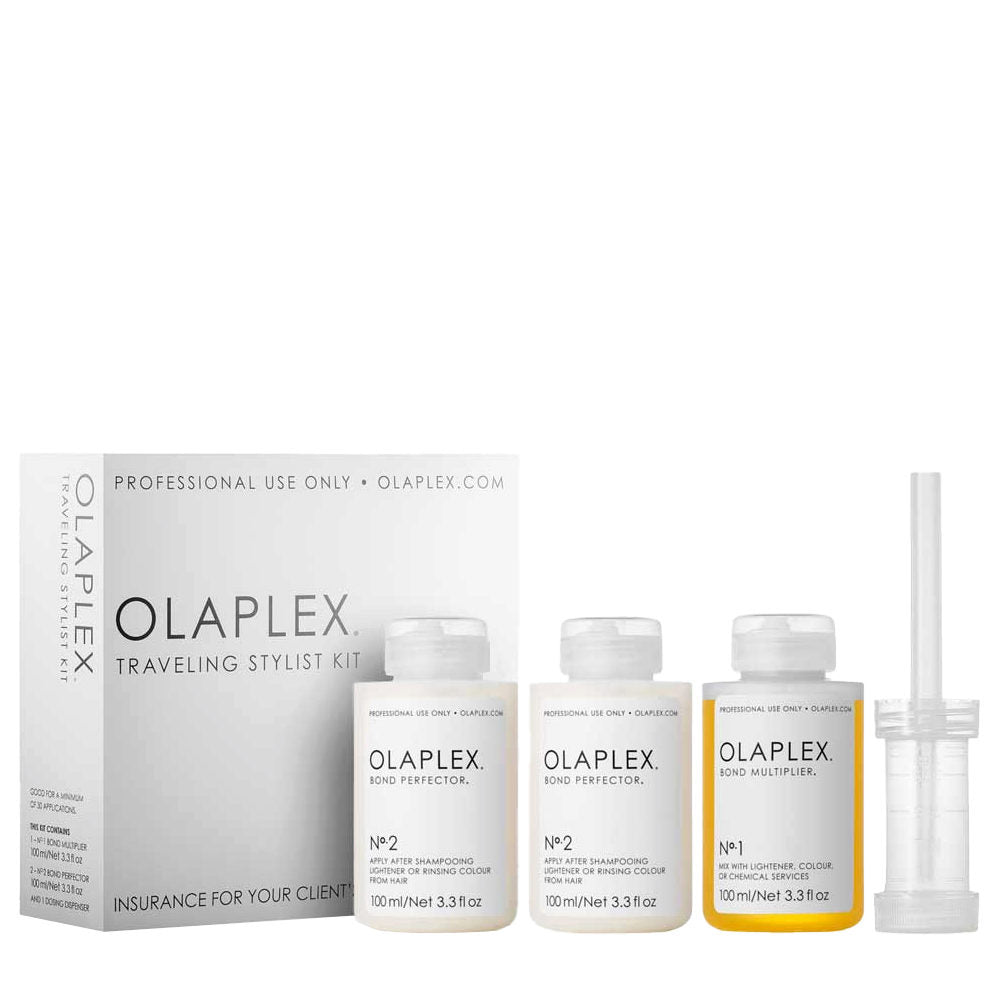 Set Olaplex: No.1 Bond Multiplier, Hair Cream Treatment, Repairing & Strengthening, 100 ml +  No.2 Bond Perfector, Hair Cream Treatment, Repairing & Strengthening, 2 pcs, 100 ml