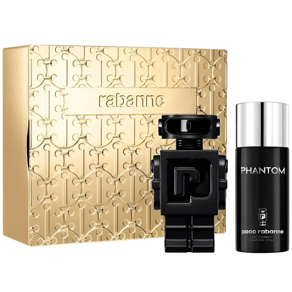 Paco Rabanne Set: Phantom, Eau de Parfum, für Herren, 100 ml + Phantom, Deodorant Spray, für Herren, 150 ml