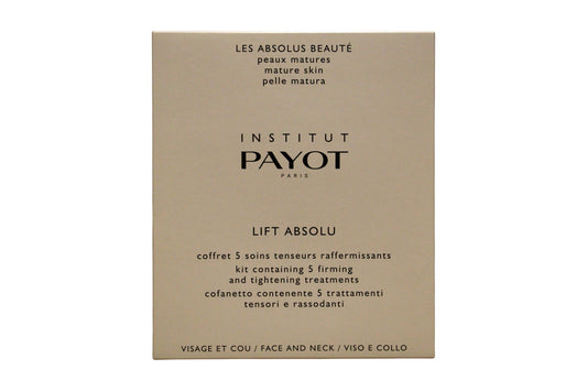 Set, Payot, Lift Absolu, Hydrogel, Firming, Cream Mask, For Face & Neck, 10 pcs