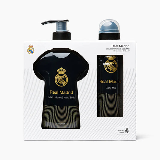 Set Real Madrid: Real Madrid, Liquid Soap, For Hands, 400 ml + Real Madrid, Scented Spray, For Men, 180 ml