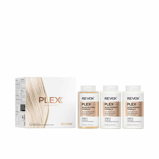 Set Revox B77: Plex Bond Step 1, Haarcreme-Behandlung, Bond Repair, 260 ml + Plex Bond Step 2, Haarcreme-Behandlung, Reconnects Bonds & Protect, 2 Stk., 260 ml