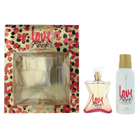 Set Shakira: Love Rock, Eau De Toilette, For Women, 80 ml + Love Rock, Deodorant Spray, For Women, 150 ml