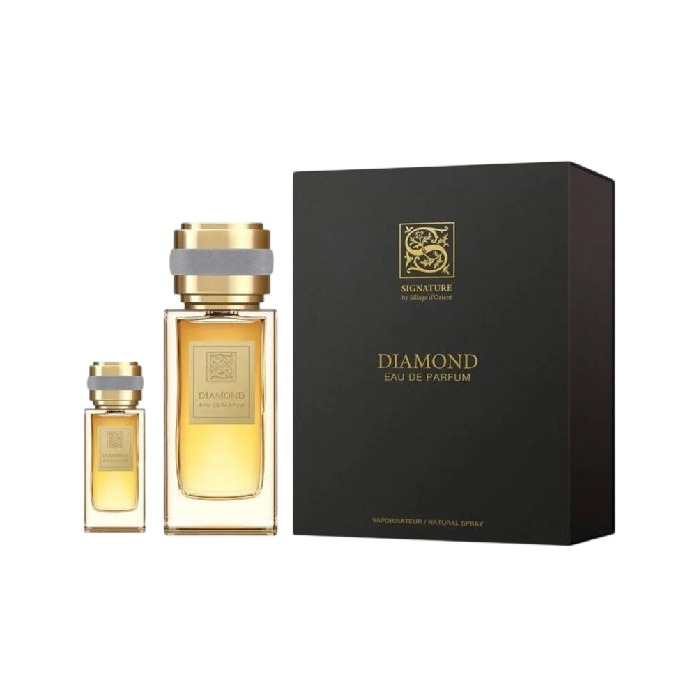 Signature Sillage D'Orient Set: Diamond, Eau de Parfum, für Damen, 100 ml + Diamond, Eau de Parfum, für Damen, 15 ml