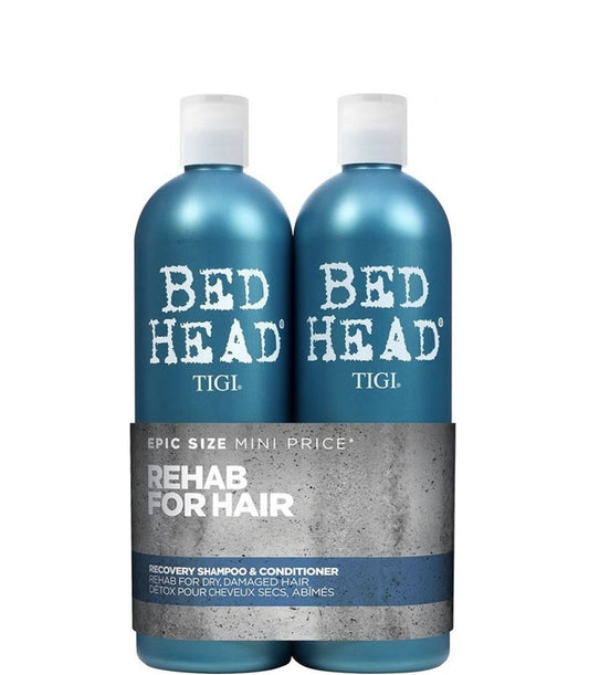 Set Tigi: Bed Head Recovery, Hair Conditioner, For Repairing, 750 ml + Bed Head Recovery, Hair Shampoo, For Repairing, 750 ml