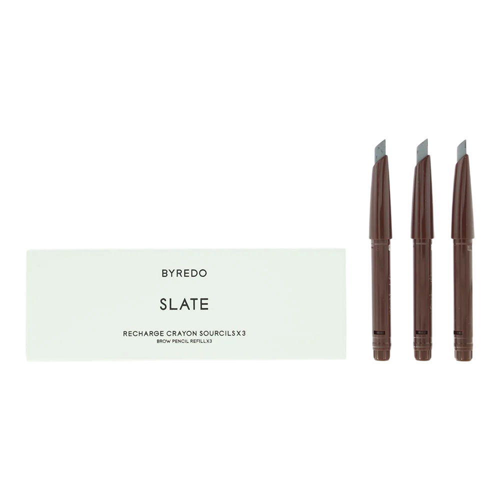 Set Trio, Byredo, All-In-One, Augenbrauenstift-Creme, 05, Slate, Nachfüllpackung, 3 Stk., 0,25 g