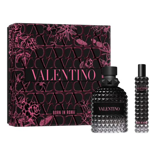 Valentino: Born In Roma, Eau de Toilette, für Herren, 100 ml + Born In Roma, Eau de Toilette, für Herren, 10 ml