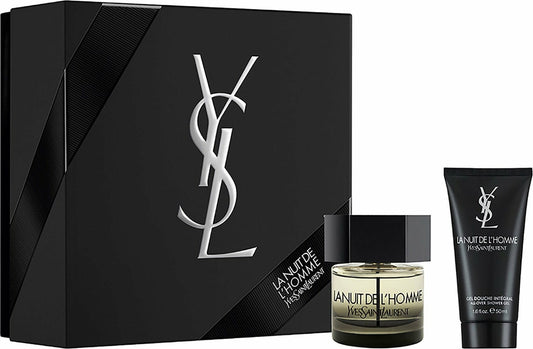 Set Yves Saint Laurent: La Nuit De L'Homme, Eau de Toilette, für Herren, 100 ml + La Nuit De L'Homme, Duschgel, 50 ml