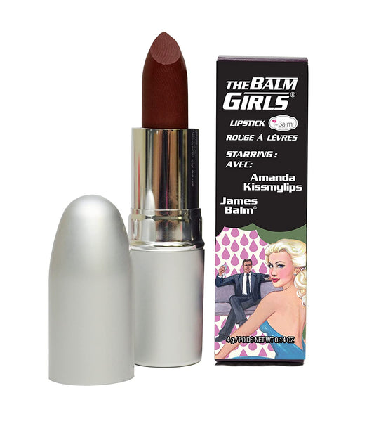 The Balm, Girls, Rouge à lèvres crème, Marron Berry, 4 g