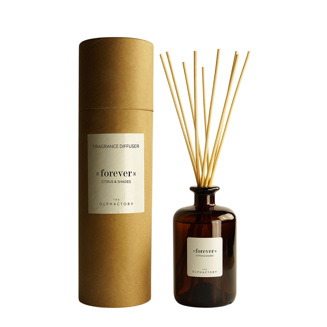 The Olphactory, Forever Citrus & Shades, Fragrance Sticks, Grapefruit, Aroma Reed Diffuser, 500 ml