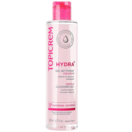 Topicrem, Hydra+, Cleansing, Hydrating, Cleansing Gel, For Face & For Body, 200 ml