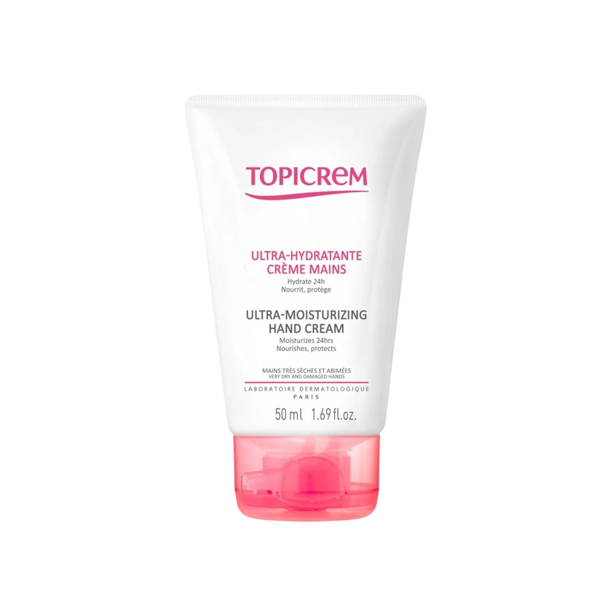 Topicrem, Ultra Hydratant, Feuchtigkeitsspendend & Beruhigend, Täglich, Creme, Für die Hände, 50 ml