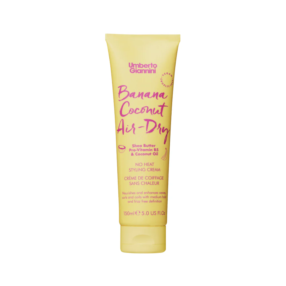 Umberto Giannini, Banana Coconut Air-Dry, Haarstyling-Creme, Medium, 150 ml