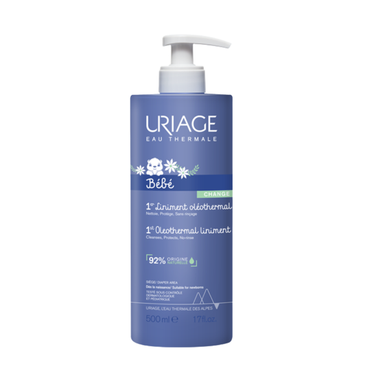 Uriage, Bebe, Hydrating & Gentle Cleansing, Cleansing Cream, 500 ml