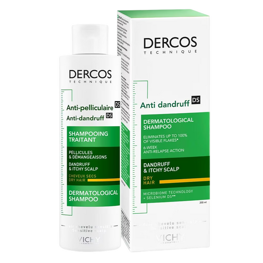 Vichy, Dercos Sensitive, Haarshampoo, Anti-Schuppen, 200 ml
