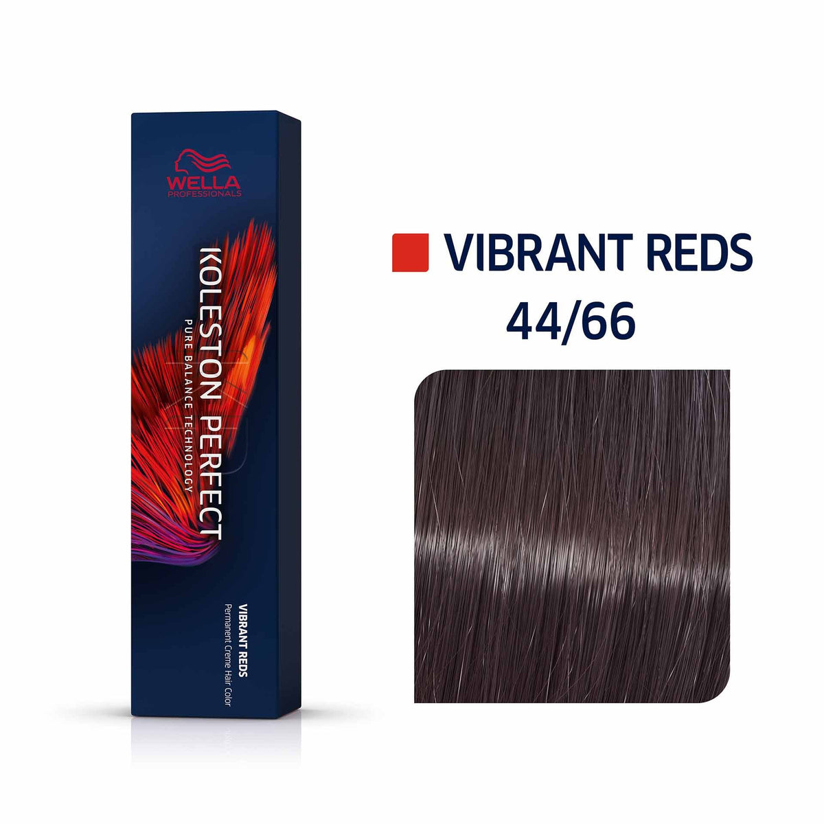 Wella Professionals, Koleston Perfect Me+, permanente Haarfarbe, 44/66 Mittelbraun Intensiv Violett Intensiv, 60 ml