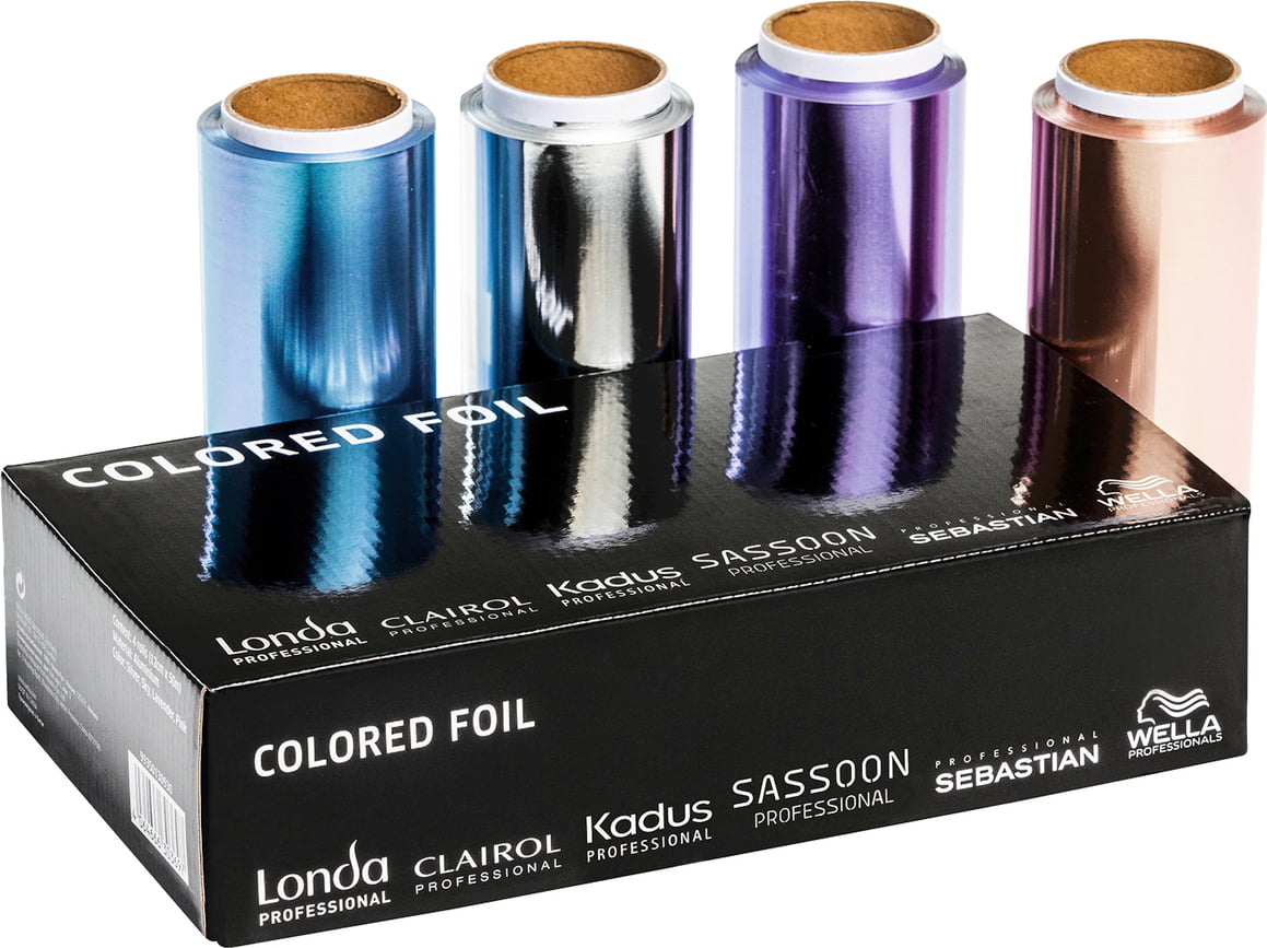 Set, Wella Professionals, Wella Professionals, Friseur-Aluminiumfolie, Mehrfarbig, 4 Stk.