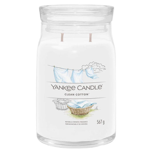 Yankee Candle, Clean Cotton, Duftkerze, 567 g