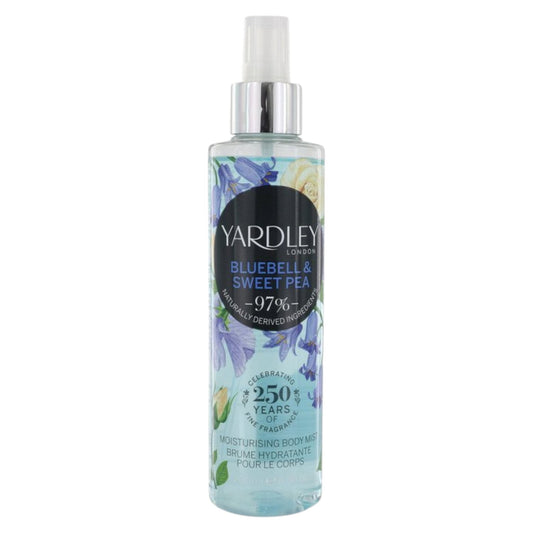 Yardley, Bluebell and Sweetpea, Duftspray, für Damen, 200 ml