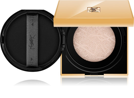 Yves Saint Laurent, Touche Eclat Le Cushion Collector, anpassbare Strahlkraft & Deckkraft, Kompakt-Foundation, B 20, Ivory, LSF 50, 15 g