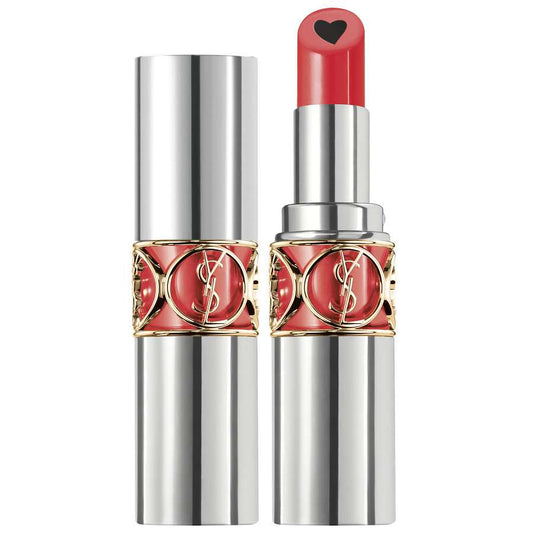 Yves Saint Laurent, Volupte Plump-In-Colour, Fresh Colour & Shine, Lip Plumper, 4, Exposing Coral, 3,5 g